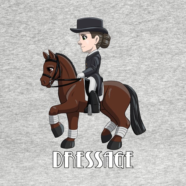 Cute Little Dressage Rider by lizstaley